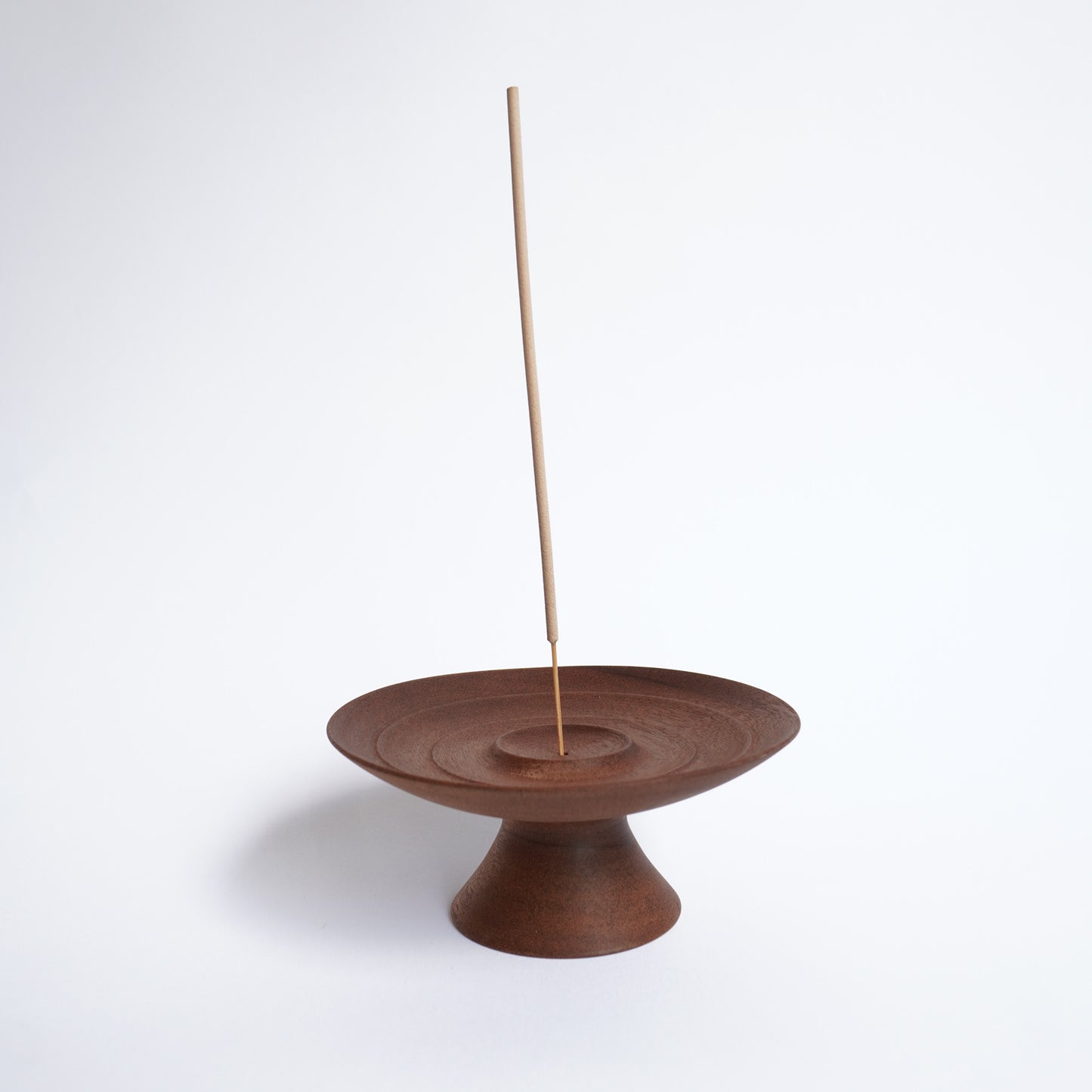 incense holder african walnut