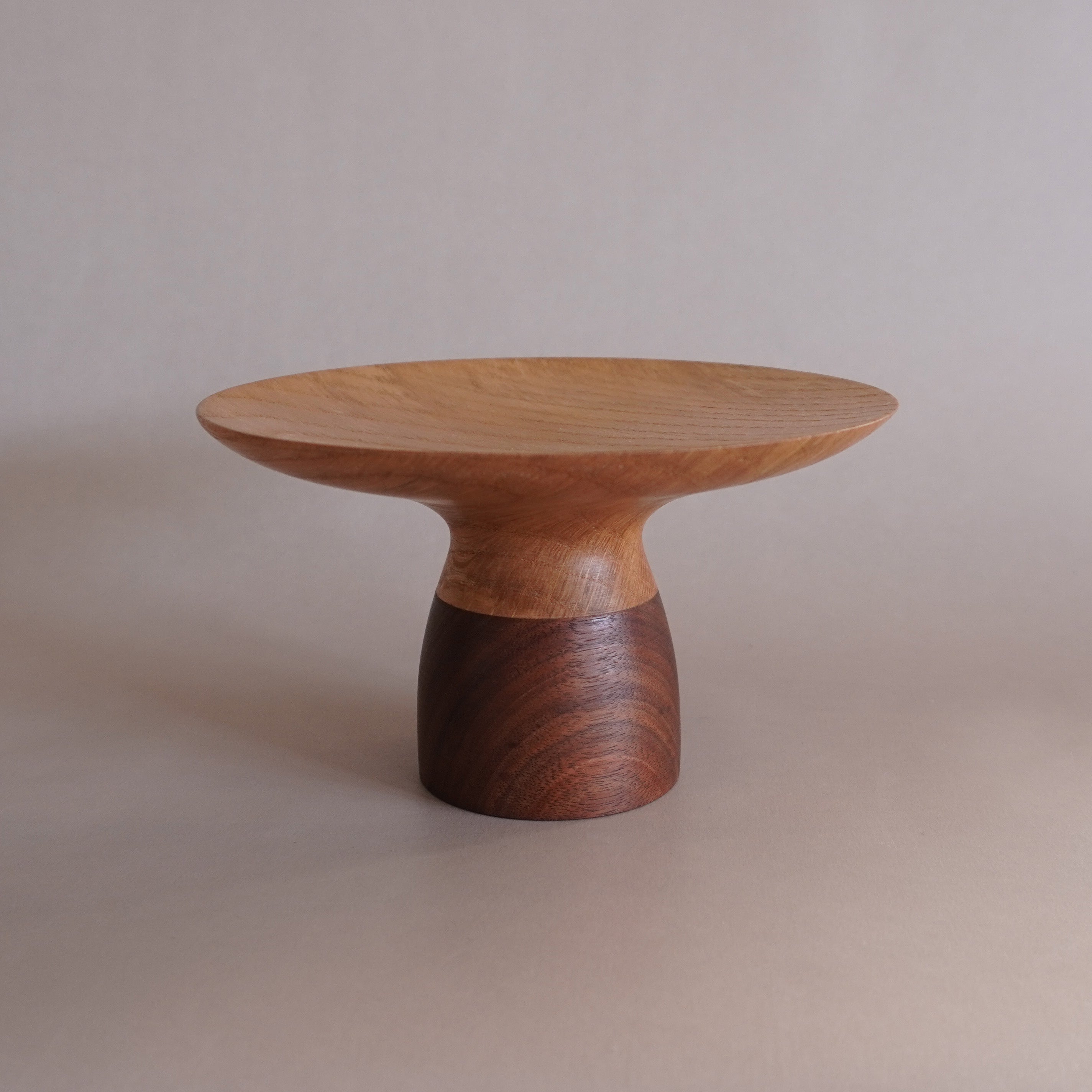 wood compote　oak & walnut